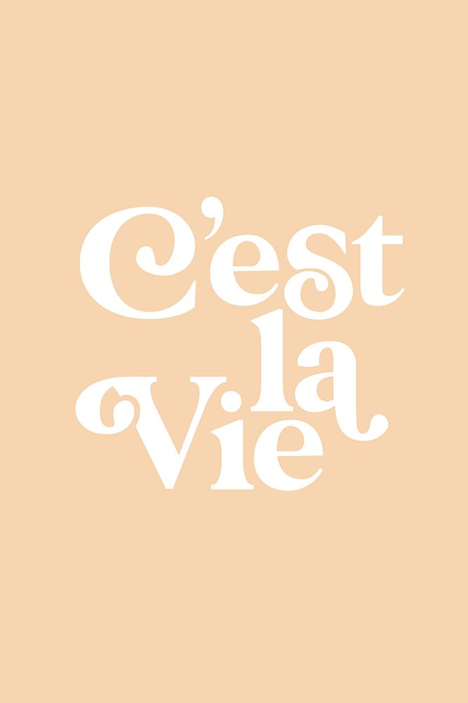 Cest La Vie F7d5b0 art print by Brett Wilson for $57.95 CAD
