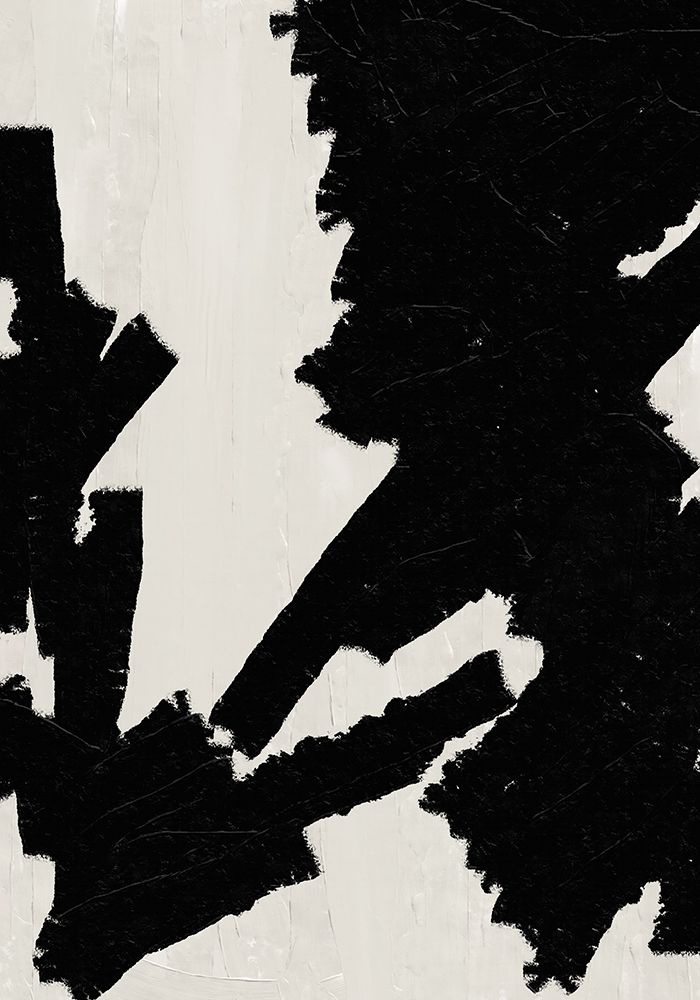 Oil Painting Black and Beige Color art print by The Miuus Studio for $57.95 CAD