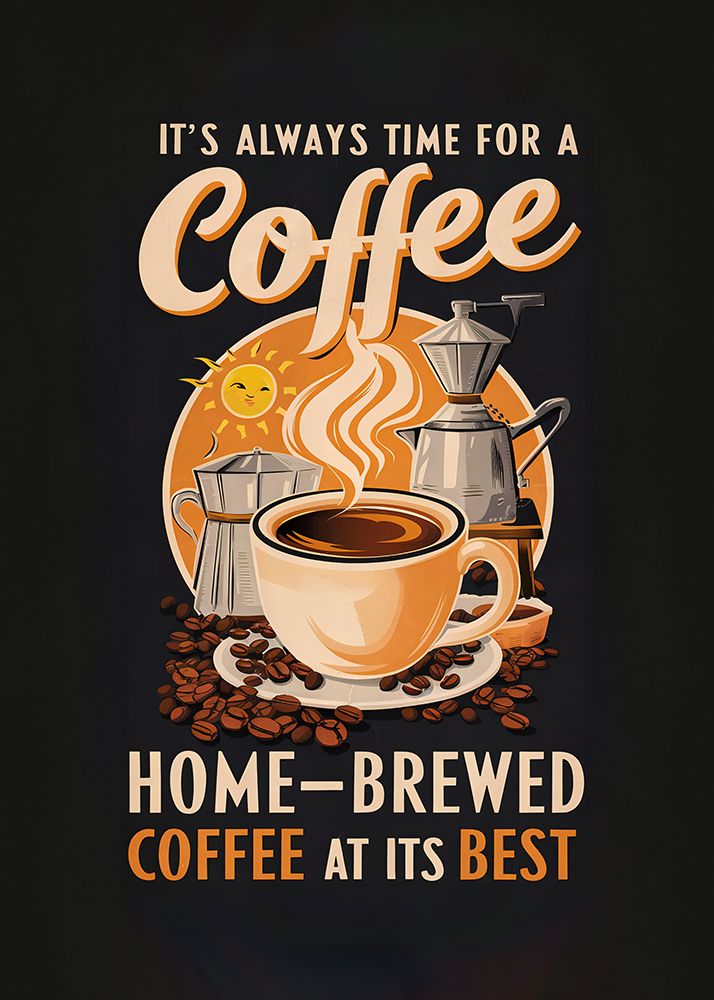 ItAnd#039;s Always Time for a Coffee art print by Andreas Magnusson for $57.95 CAD