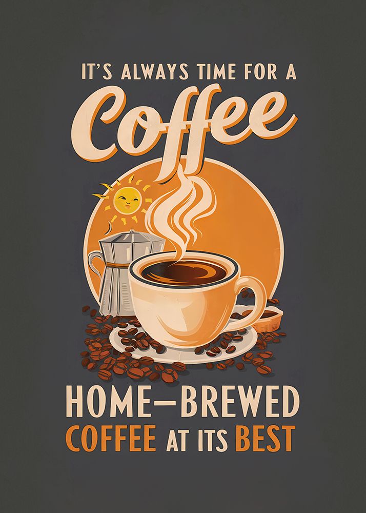 ItAnd#039;s Always Time for a Coffee art print by Andreas Magnusson for $57.95 CAD