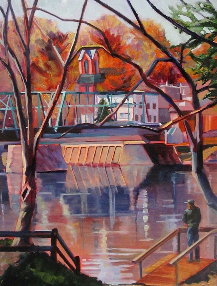 View From Lambertville art print by Maxine Shore for $57.95 CAD