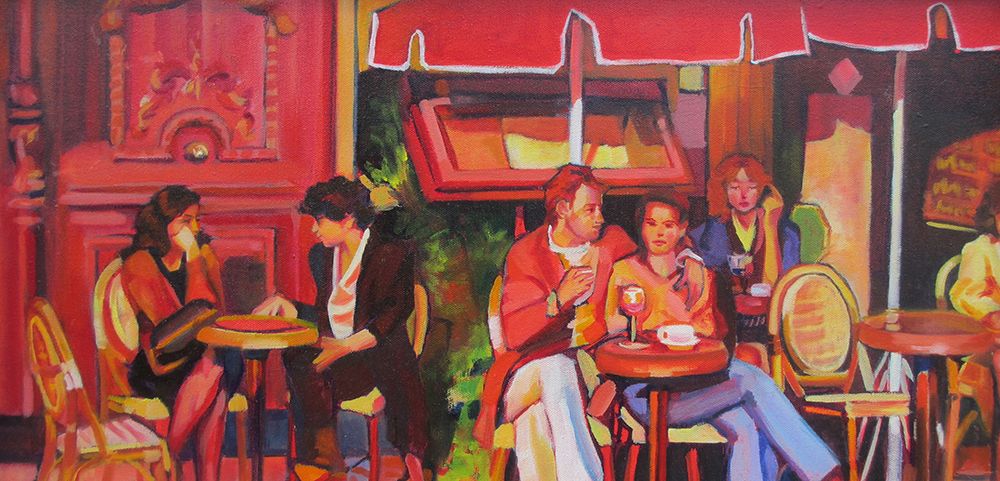 Paris Afternoon art print by Maxine Shore for $57.95 CAD