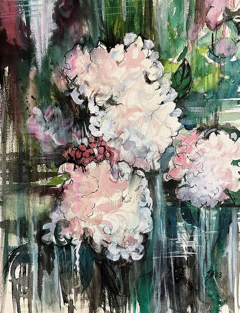 Hydrangea art print by Tanya Lundmark for $57.95 CAD