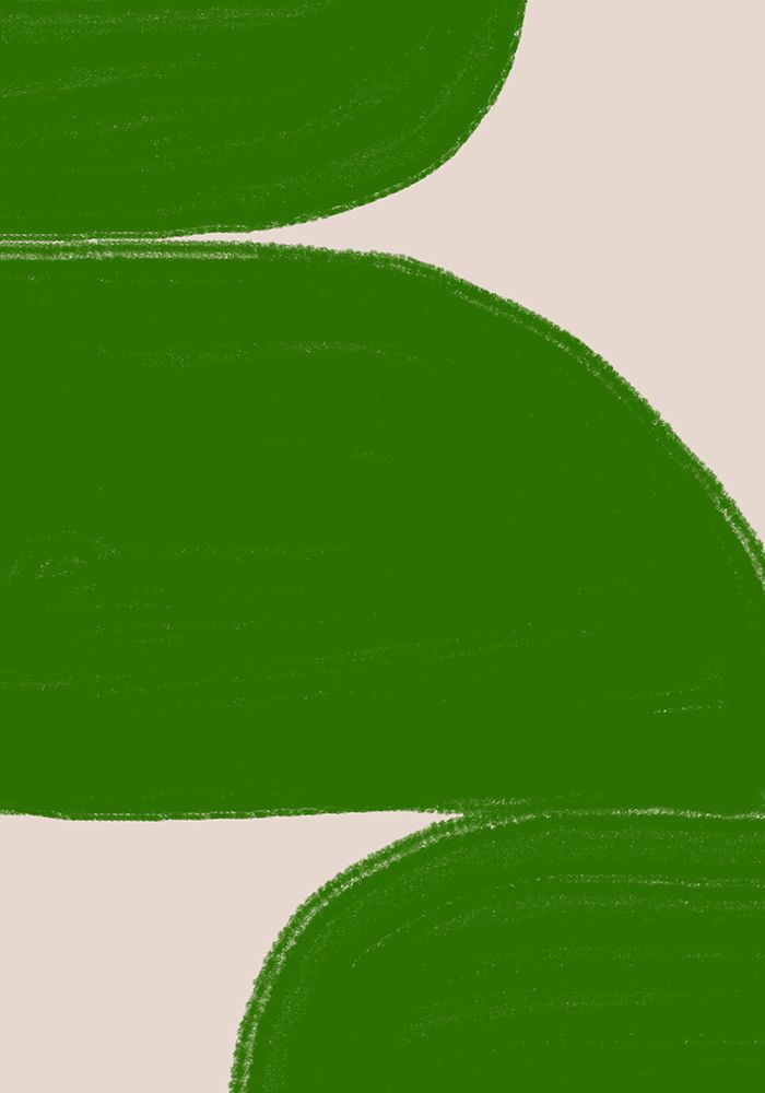 GREEN SUMMER SHAPES art print by The Miuus Studio for $57.95 CAD