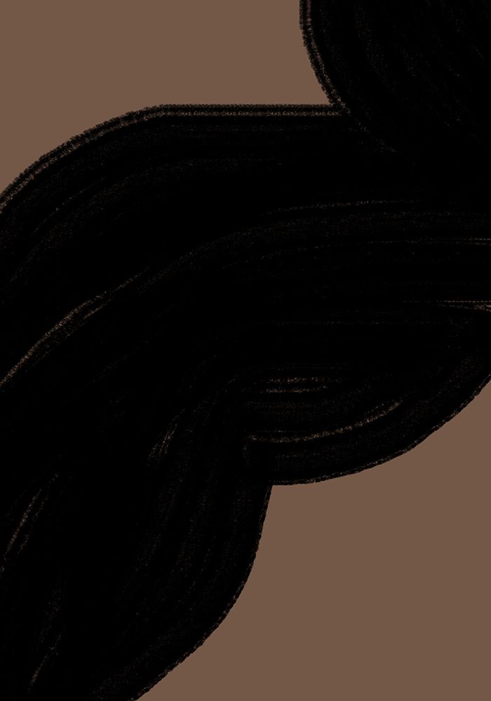 Black and Brown Shape art print by The Miuus Studio for $57.95 CAD