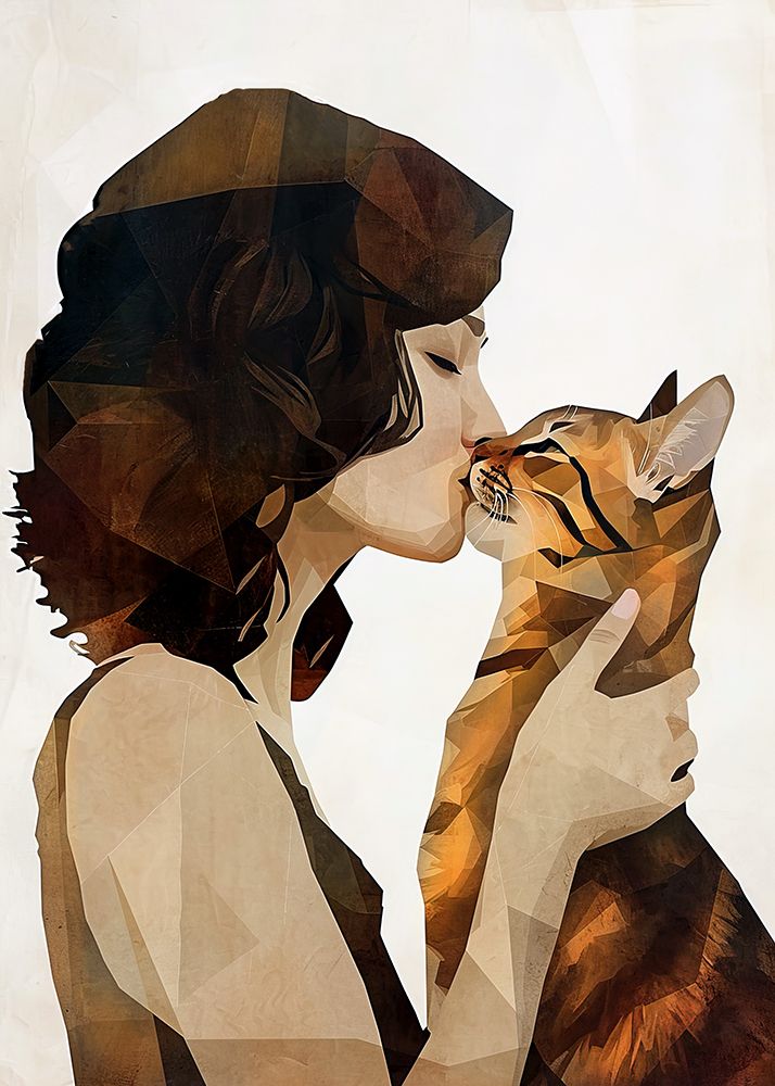 Kitty I Love You 7 art print by Justyna Jaszke for $57.95 CAD