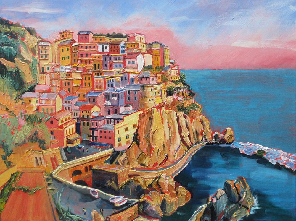 Cinque Terre art print by Maxine Shore for $57.95 CAD