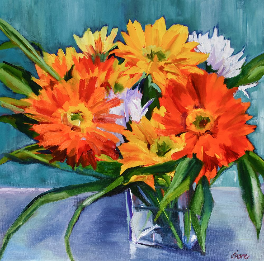 Flowers In Vase art print by Maxine Shore for $57.95 CAD
