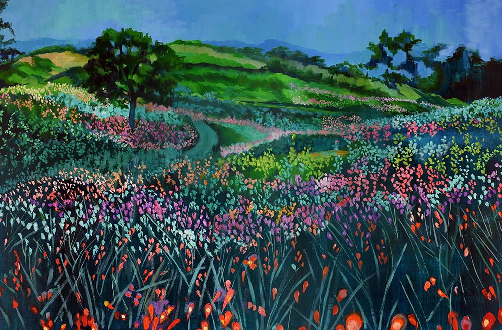 Fields of Flowers art print by Maxine Shore for $57.95 CAD