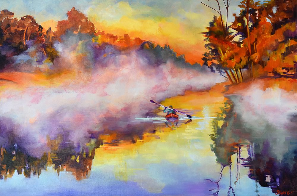 Kayakinthemist art print by Maxine Shore for $57.95 CAD