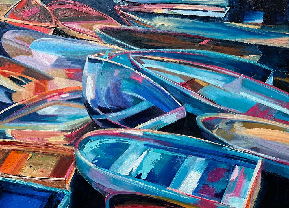 Boats art print by Maxine Shore for $57.95 CAD