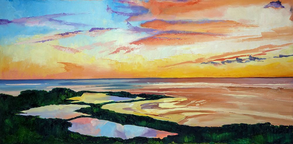Cape Cod Sunset art print by Maxine Shore for $57.95 CAD