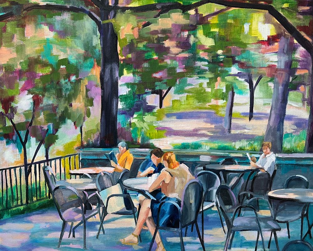 Central Park Terrace Again art print by Maxine Shore for $57.95 CAD