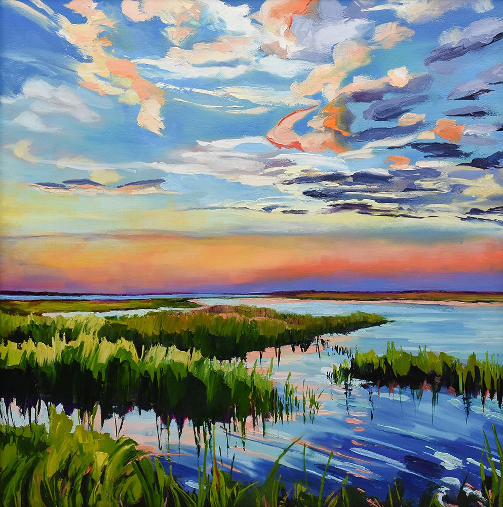Colors of Sunset On PaineAnd#039;s Creek art print by Maxine Shore for $57.95 CAD