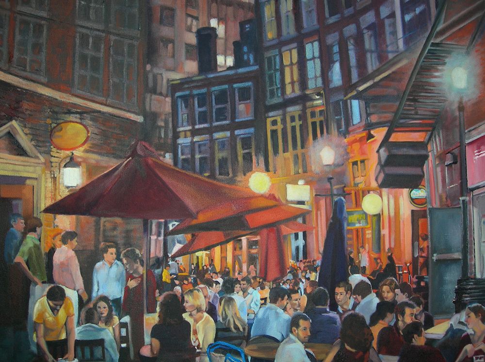 Downtown Ny art print by Maxine Shore for $57.95 CAD