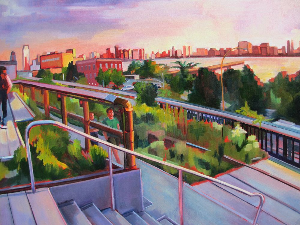 High Line Sunset art print by Maxine Shore for $57.95 CAD