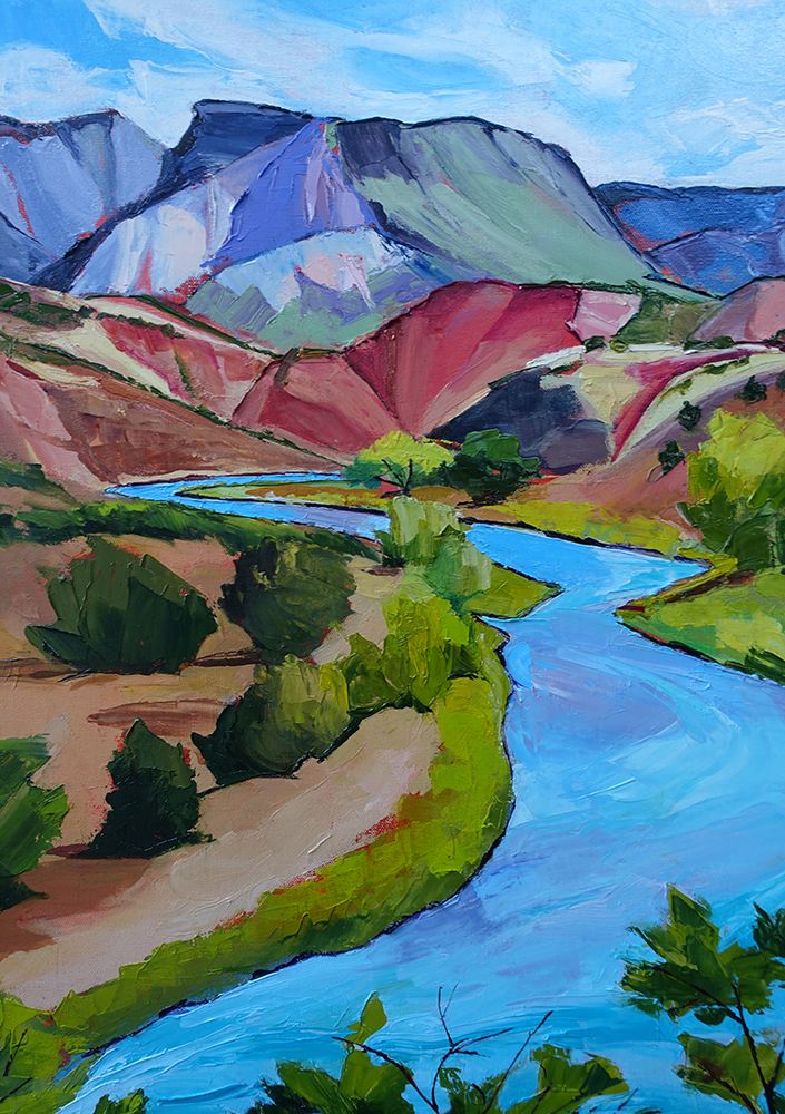 New Mexico River art print by Maxine Shore for $57.95 CAD
