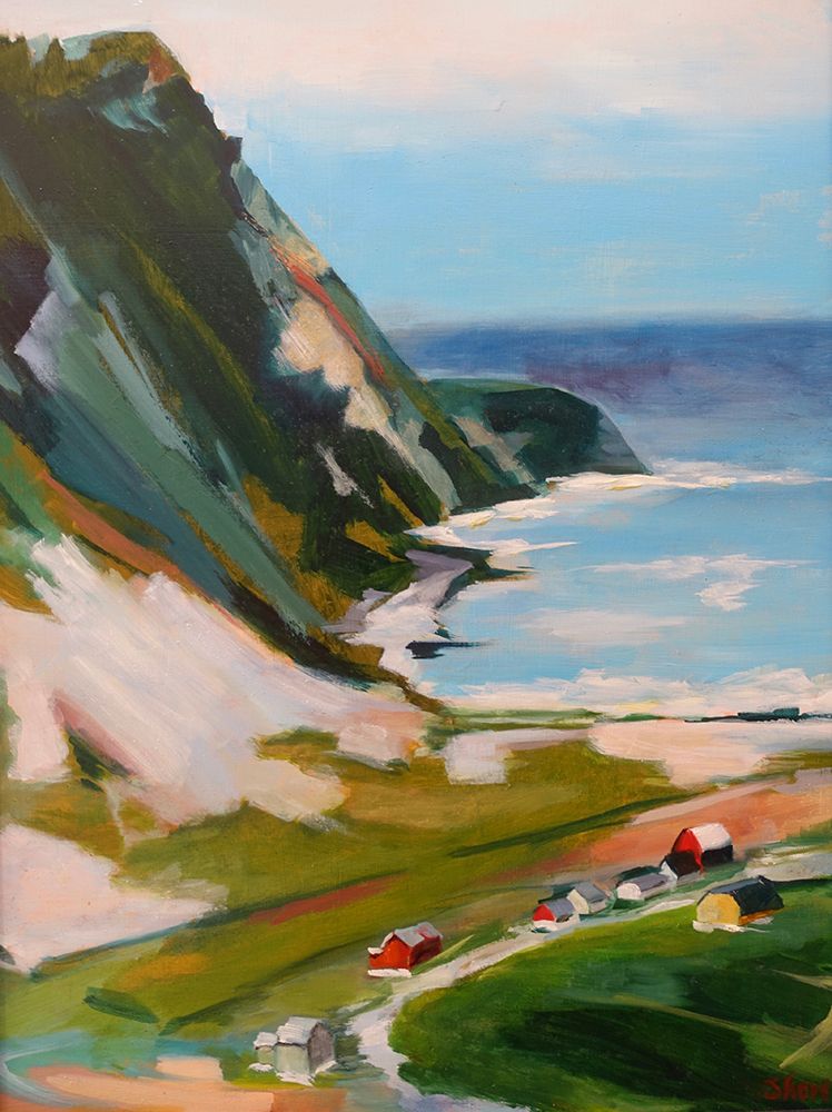 Norwegian Town art print by Maxine Shore for $57.95 CAD