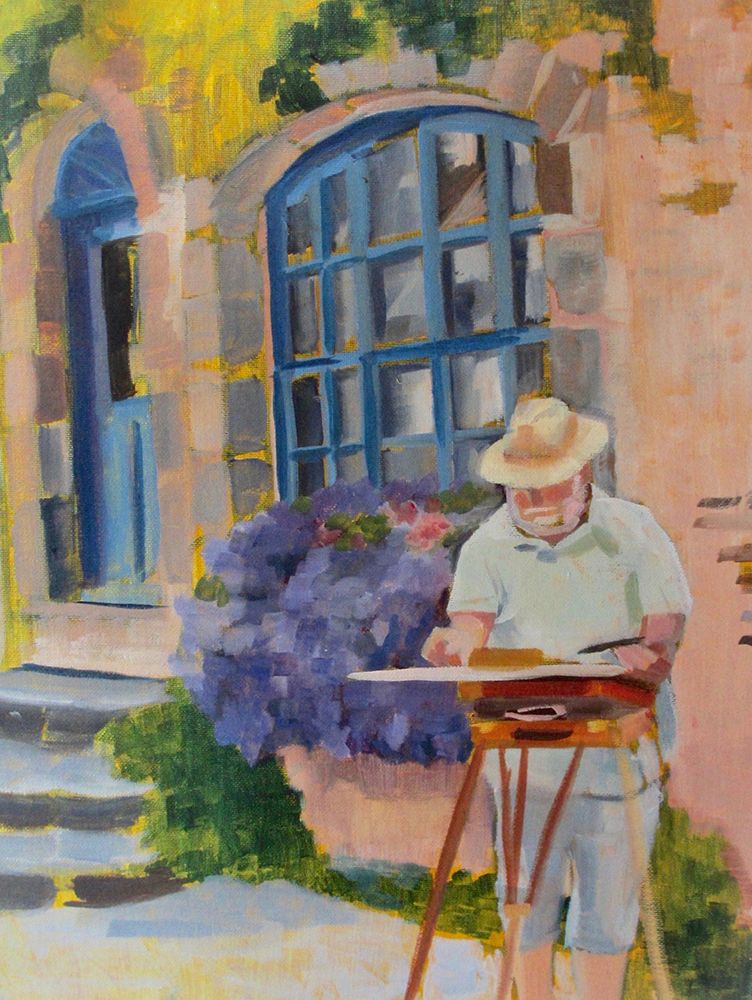 Painter In Provence art print by Maxine Shore for $57.95 CAD