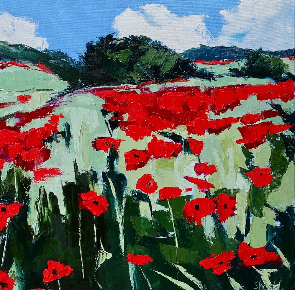 Poppies art print by Maxine Shore for $57.95 CAD
