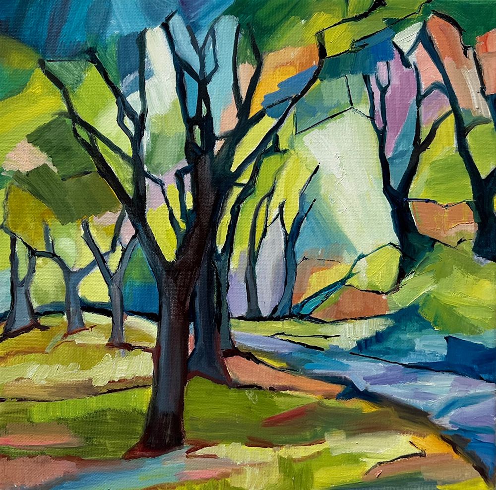 Shadowy Path art print by Maxine Shore for $57.95 CAD