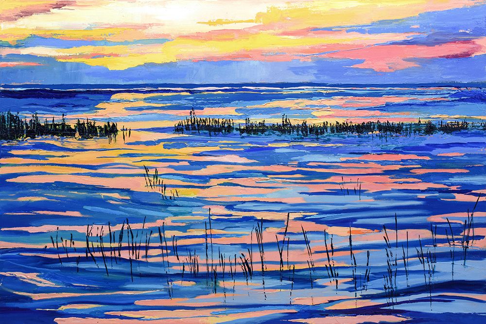 Sunset Colors art print by Maxine Shore for $57.95 CAD
