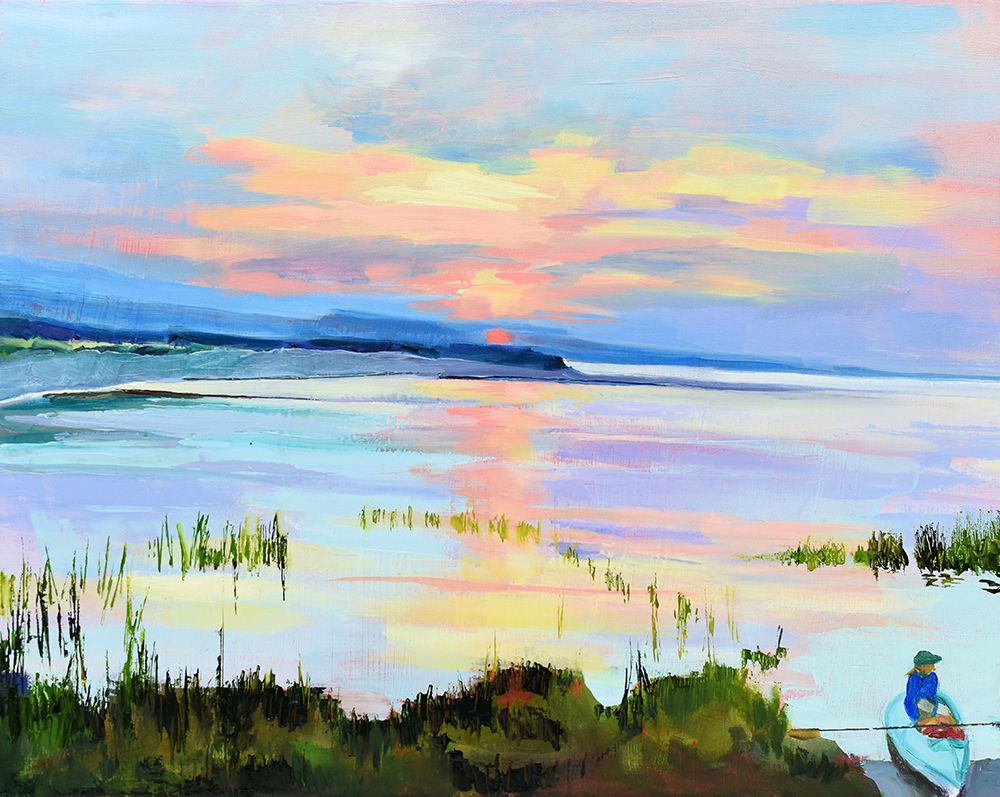 Sunset On the Bay art print by Maxine Shore for $57.95 CAD