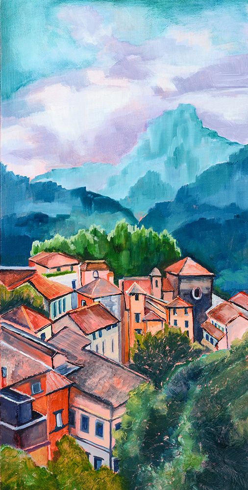 Village In the Mountains art print by Maxine Shore for $57.95 CAD