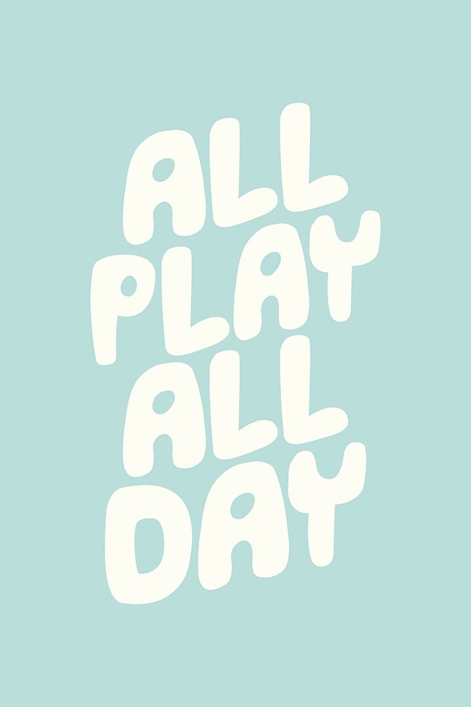 All Play All Day art print by Brett Wilson for $57.95 CAD