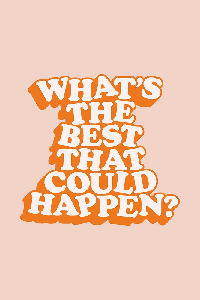 WhatAnd#039;s the Best That Could Happen F1d3c7 art print by Brett Wilson for $57.95 CAD