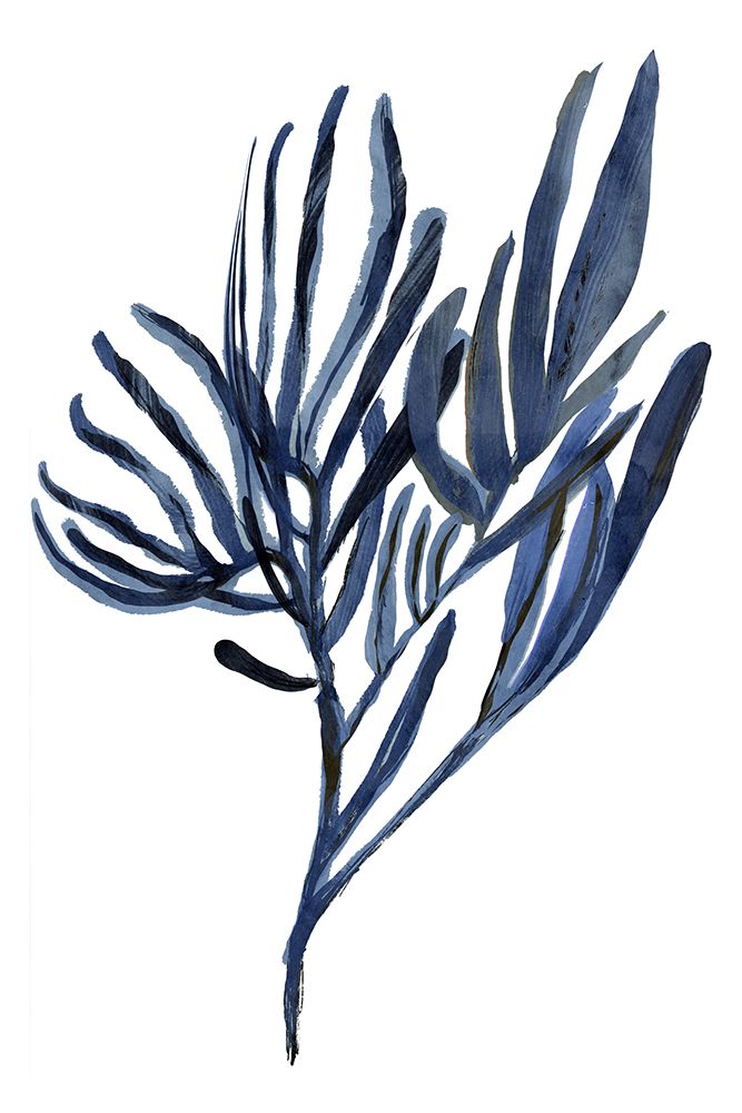Blue Aquatic Plant Poster 2 art print by cartissi for $57.95 CAD
