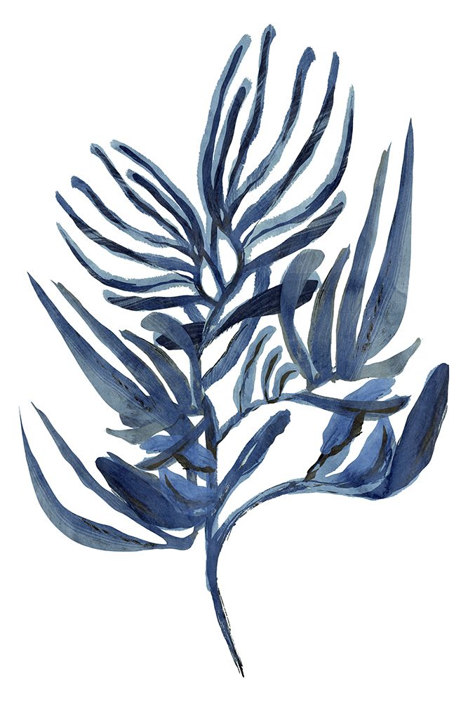 Blue Aquatic Plant Poster 1 art print by cartissi for $57.95 CAD