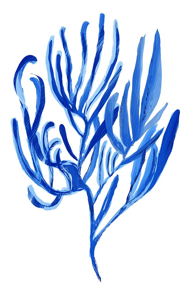 Blue Aquatic Plant Poster 4 art print by cartissi for $57.95 CAD
