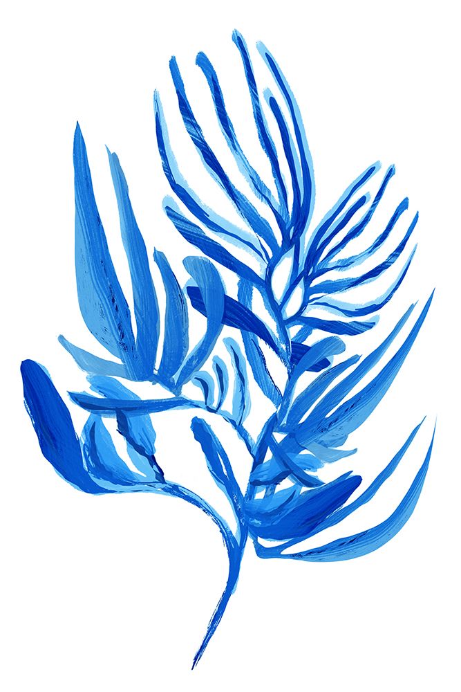 Blue Aquatic Plant Poster 6 art print by cartissi for $57.95 CAD