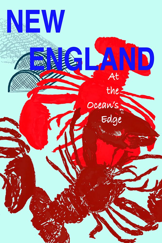 New England Poster art print by cartissi for $57.95 CAD