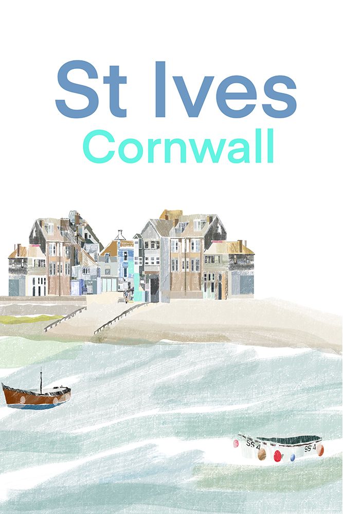 St Ives Cornwall art print by cartissi for $57.95 CAD
