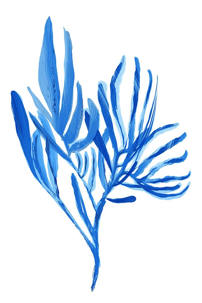 Blue Aquatice Plant Poster 5 art print by cartissi for $57.95 CAD