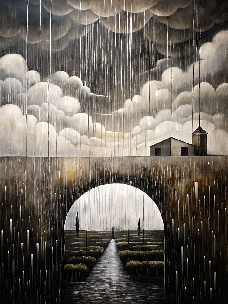 Moody Bridge Countryside art print by Miguel Bruzual for $57.95 CAD