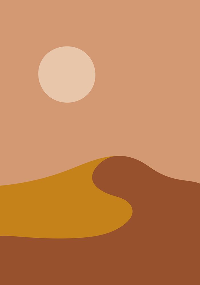 Warming Desert Print art print by Natasha Playell for $57.95 CAD