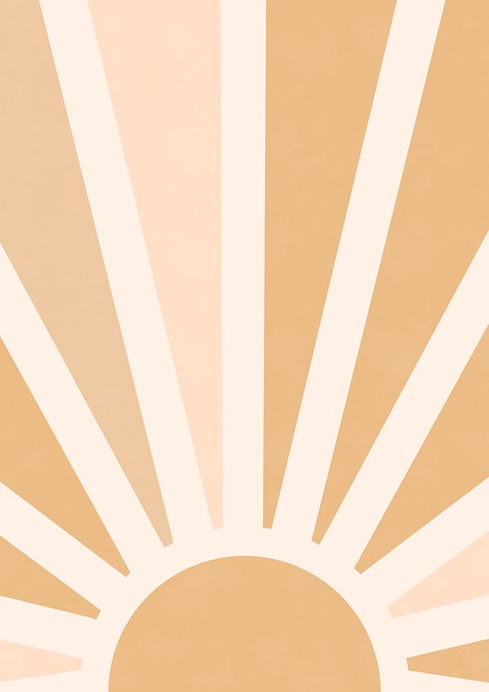 Light Blush Sunburst art print by Natasha Playell for $57.95 CAD