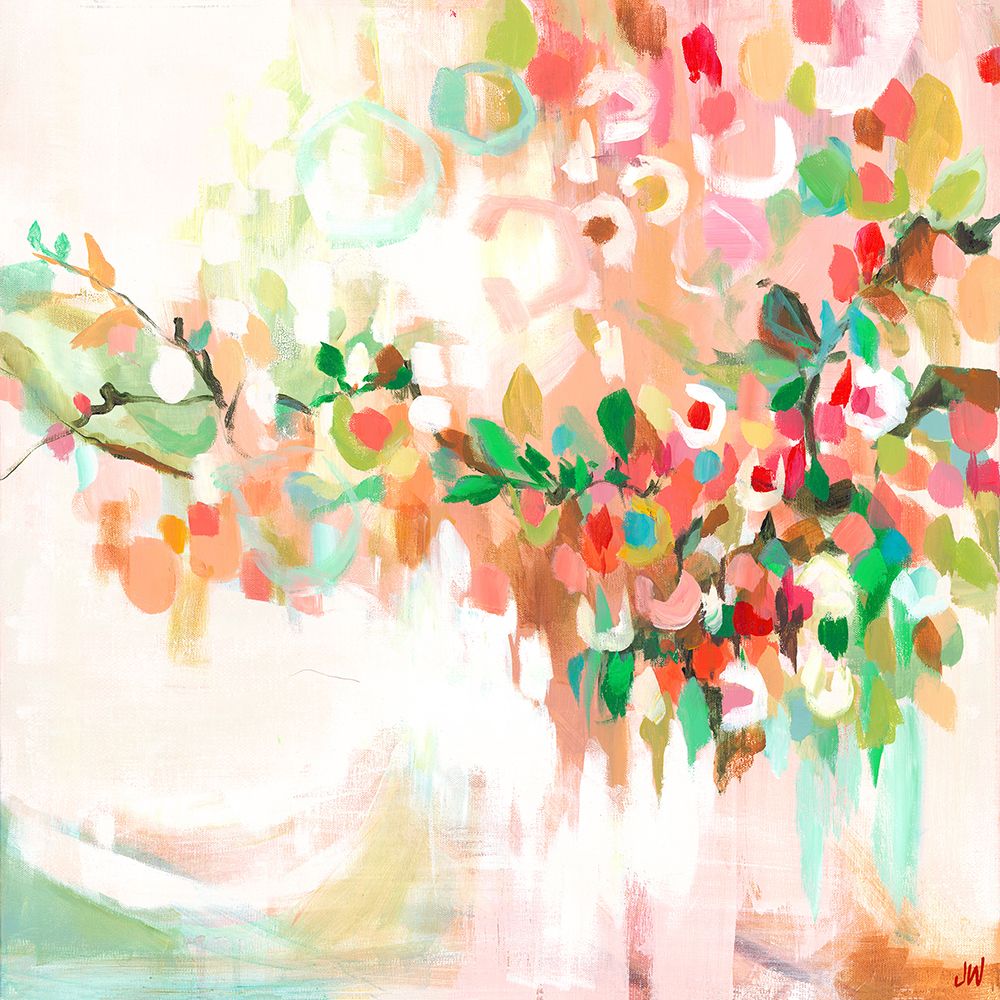 Blotch Floral art print by Jenny westenhofer for $57.95 CAD