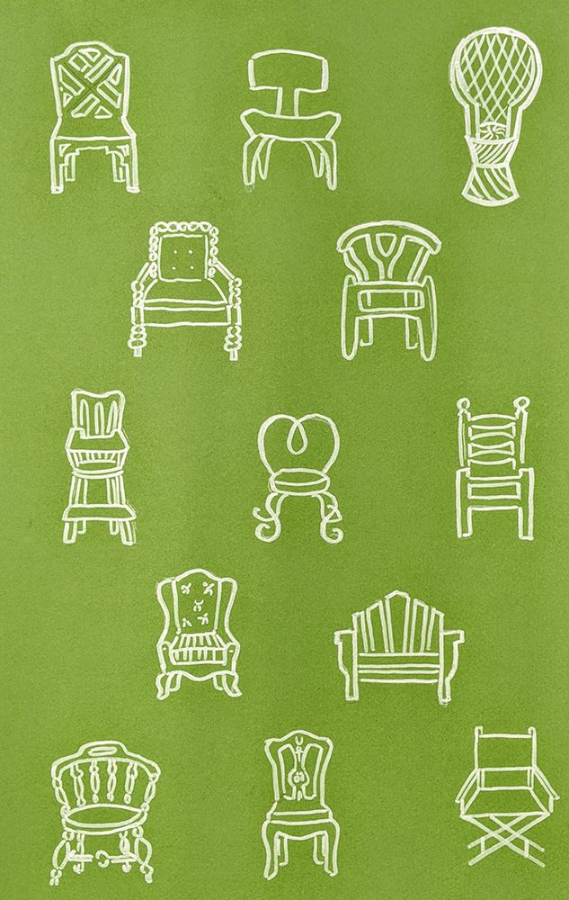 Chairs art print by Jenny westenhofer for $57.95 CAD