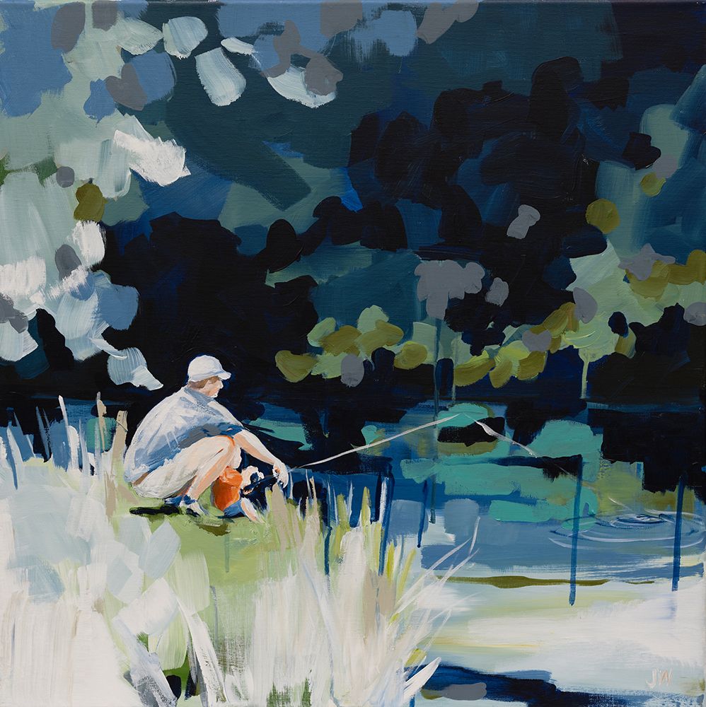 Gone Fishing art print by Jenny westenhofer for $57.95 CAD