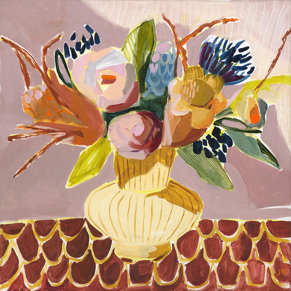 Mauve Bouquet art print by Jenny Westenhofer for $57.95 CAD
