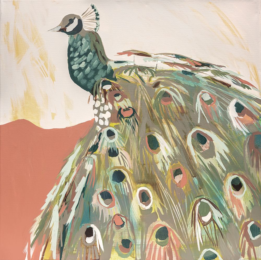 Peacock Salmon art print by Jenny westenhofer for $57.95 CAD