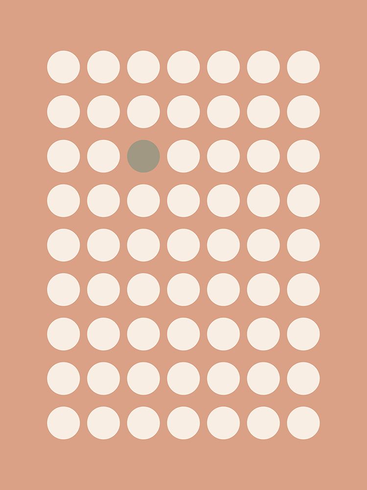 Odd One Out: Blush Pink art print by Natasha Playell for $57.95 CAD