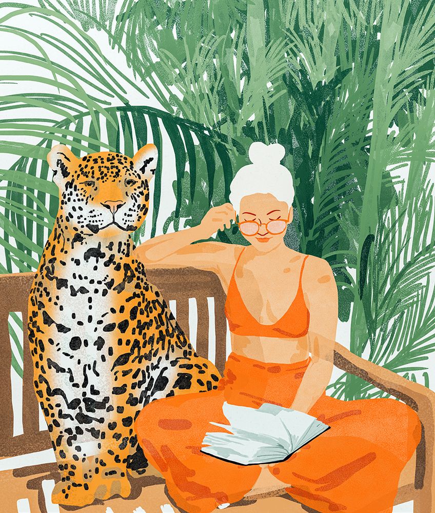 Jungle Vacay II art print by Uma Gokhale for $57.95 CAD