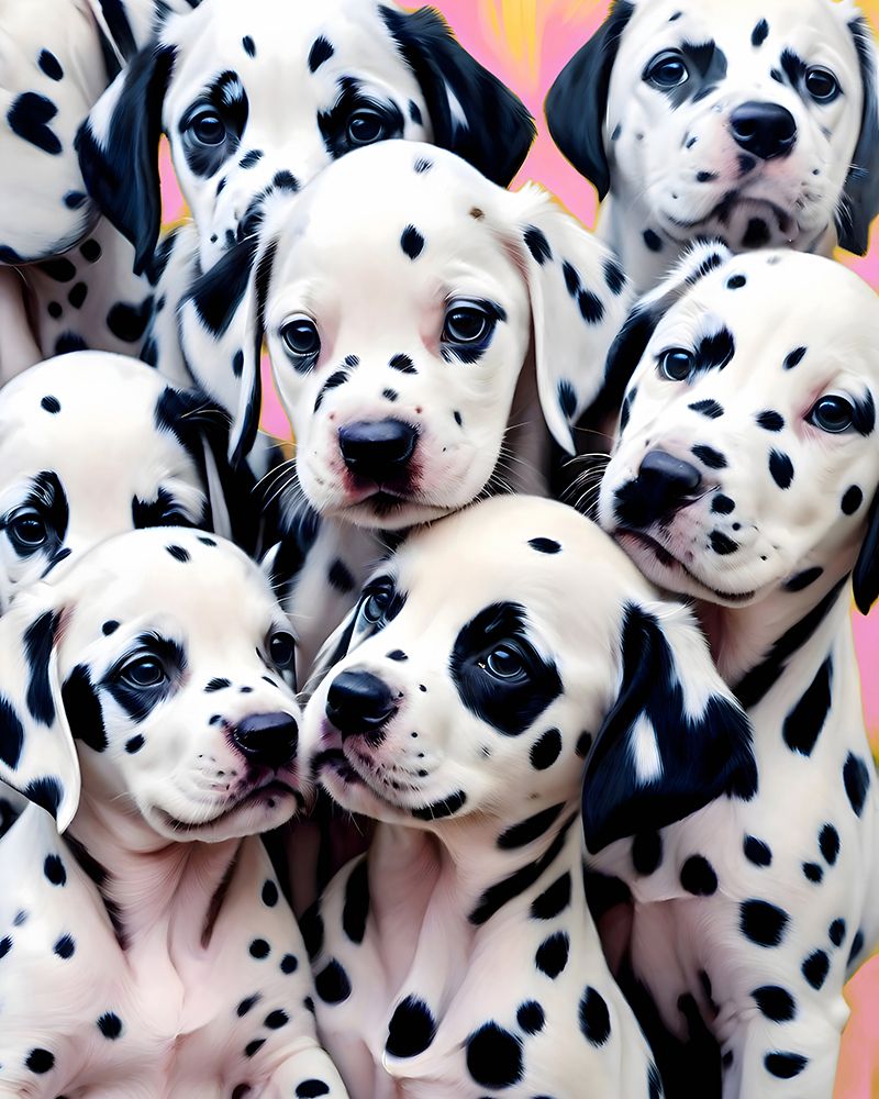 Dalmatian Love art print by Uma Gokhale for $57.95 CAD