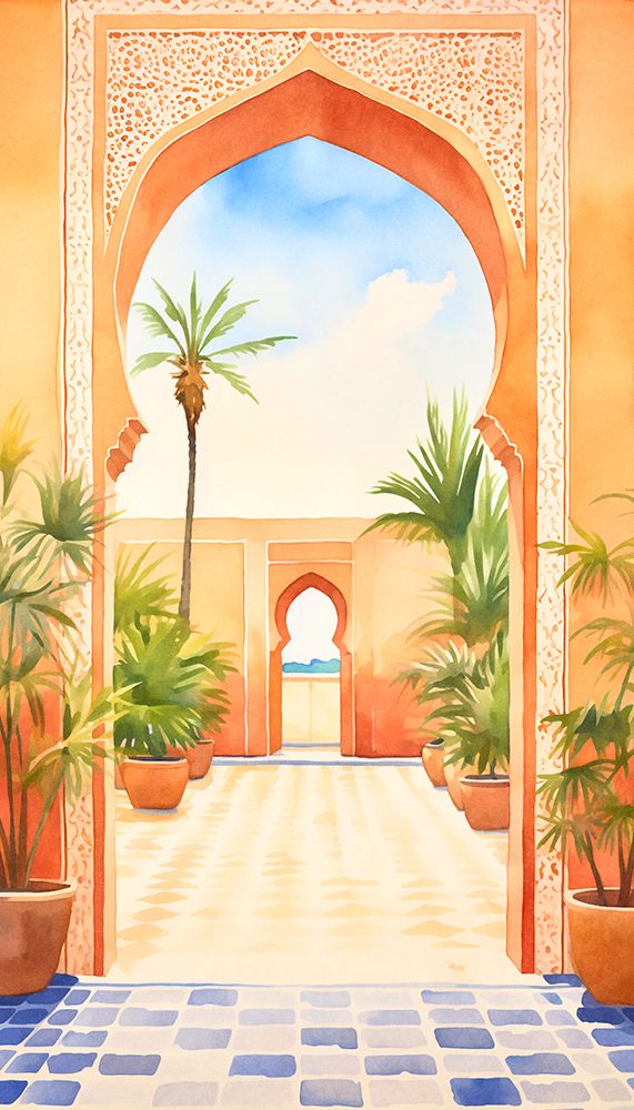 Mediterranean Patio Iii art print by Andrea Haase for $57.95 CAD