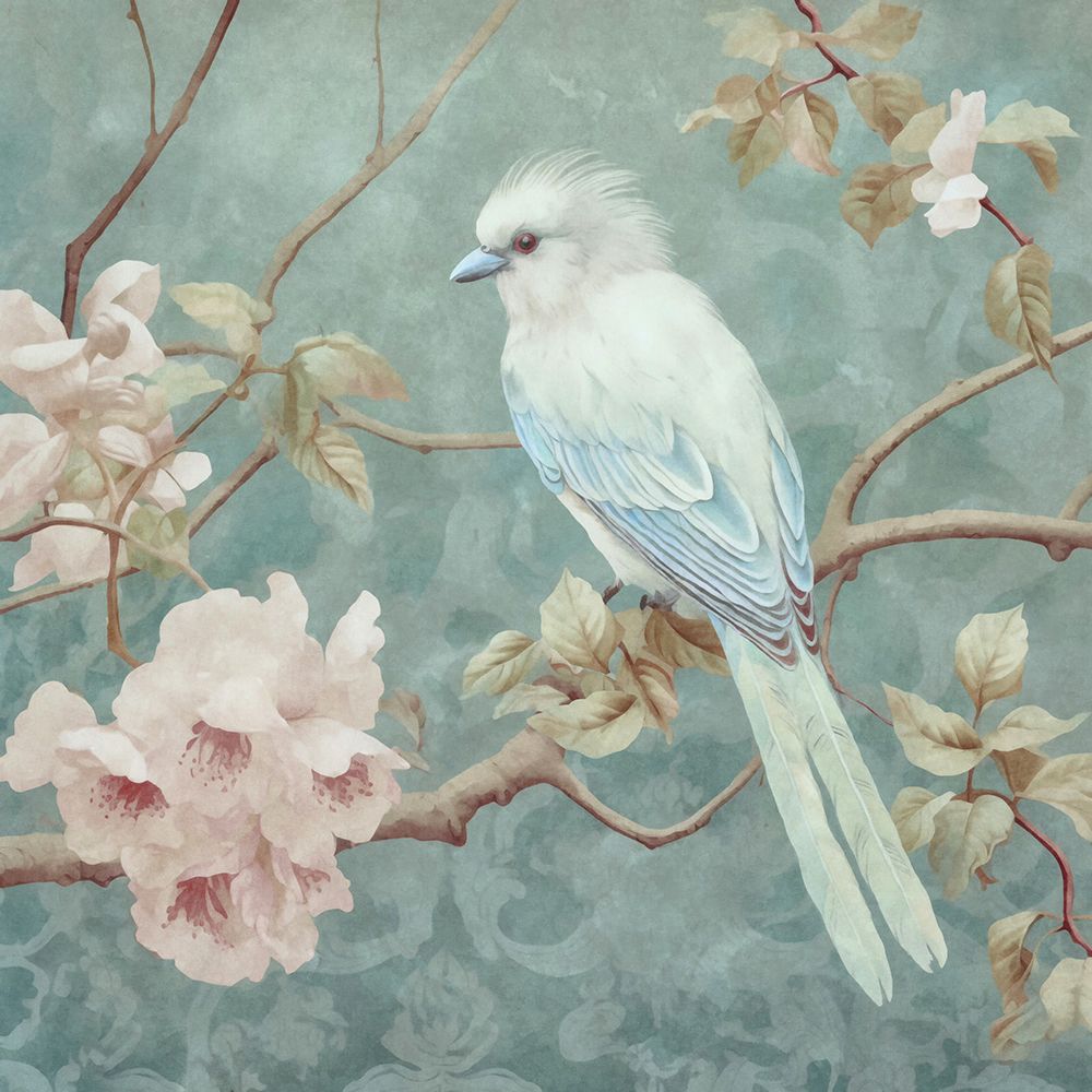 Chinoiserie Bird Spring Vibes 005 art print by Andrea Haase for $57.95 CAD